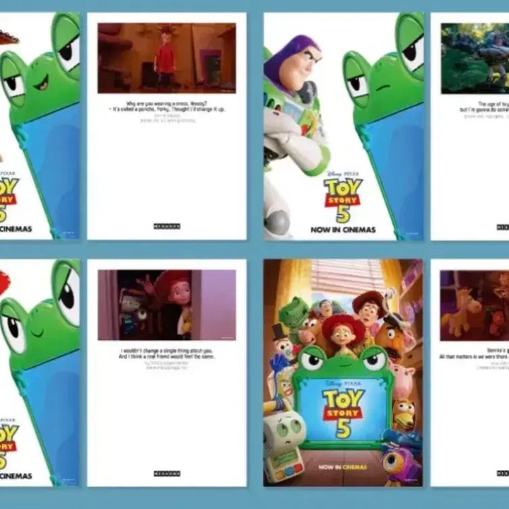 [BUNJANG] Toy Story 5 Megabox Special Edition Decopack Postcard Set / 토이스토리 5 메가박스 특전 데코팩 엽서 세트