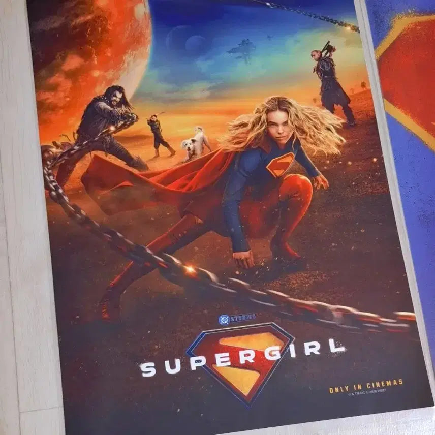 [BUNJANG] Supergirl 2-Poster Bundle Set / (2종일괄) 슈퍼걸 포스터 2종 일괄판매