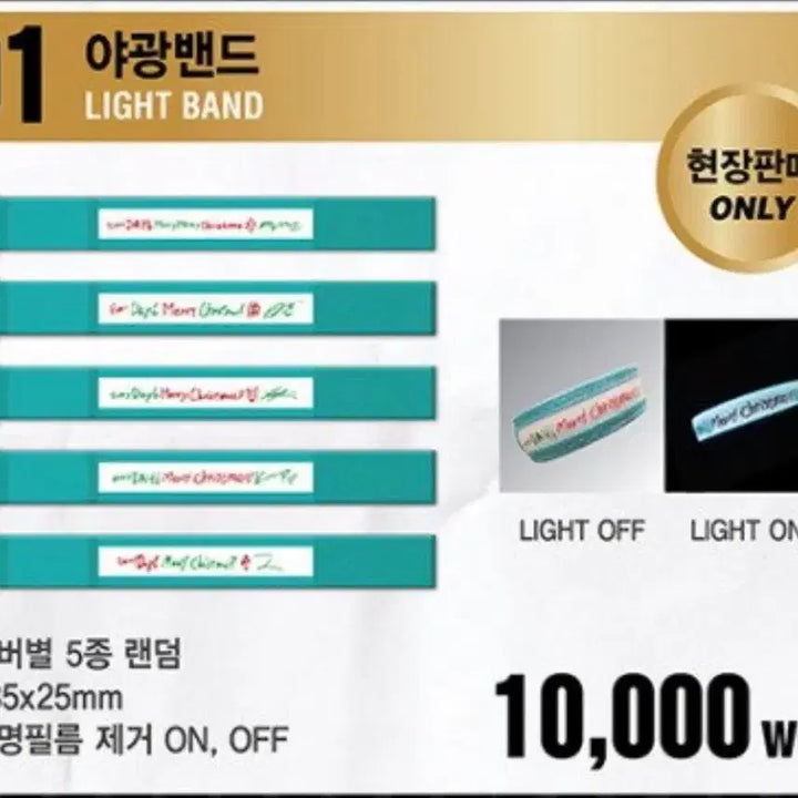 [BUNJANG] DAY6 E.D.E.N. Concert Glow Stick Bracelet Jae / 데이식스 DAY6 에데식 야광밴드 팔찌 제이 박제형 Jae eaj
