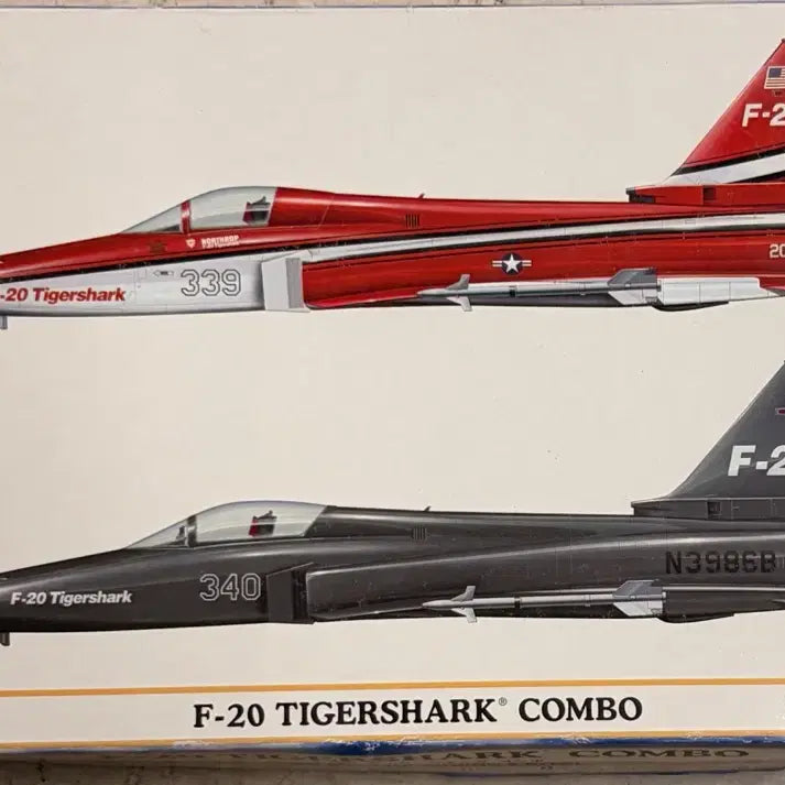 [BUNJANG] Hasegawa 1/72 F-20 Tiger Shark Combo (2 Aircraft Kit) / 에어리어88 하세가와 신카자마 최후기 f-20 타이거 샤크 콤보