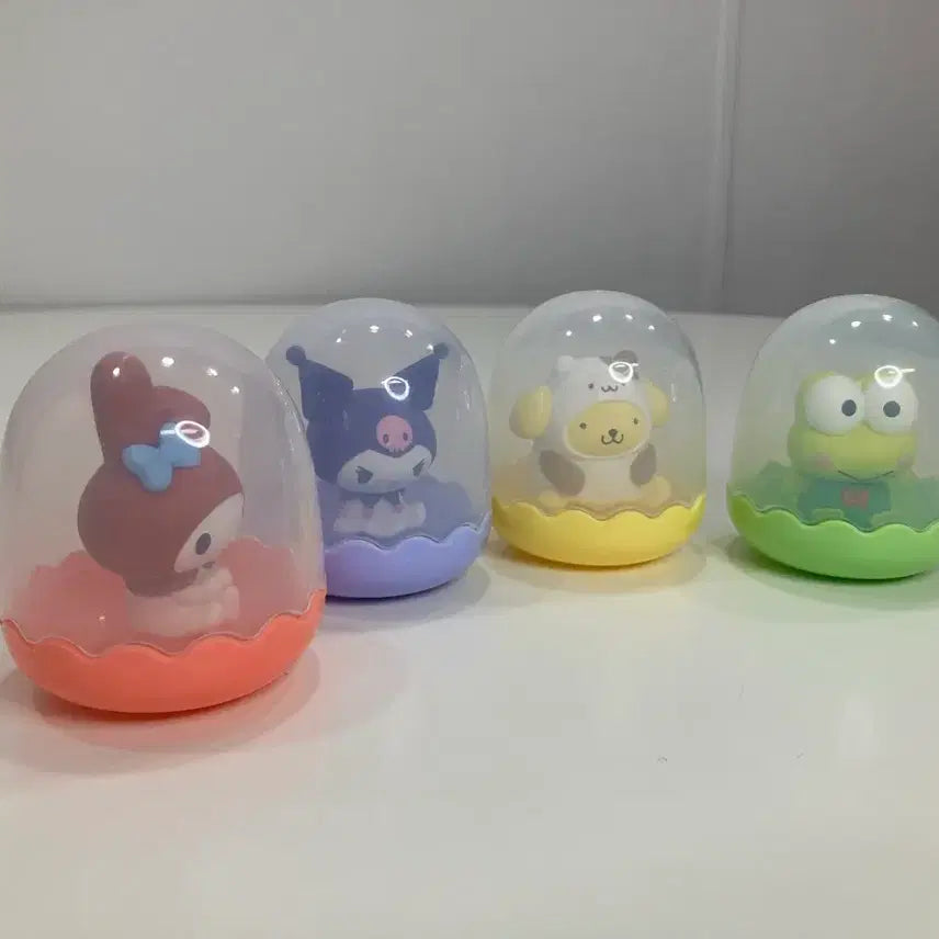 [BUNJANG] Sanrio Characters Capsule Figures Set of 4 / 산리오 캐릭터 캡슐 피규어 4종 일괄