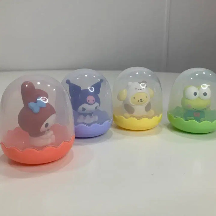 [BUNJANG] Sanrio Characters Capsule Figures Set of 4 / 산리오 캐릭터 캡슐 피규어 4종 일괄