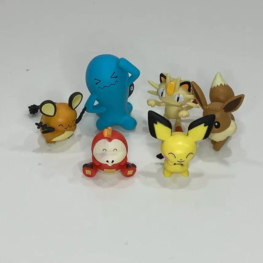 [BUNJANG] Pokemon Mini Figure Gacha Set / 포켓몬스터 미니 피규어 가챠 6종 일괄