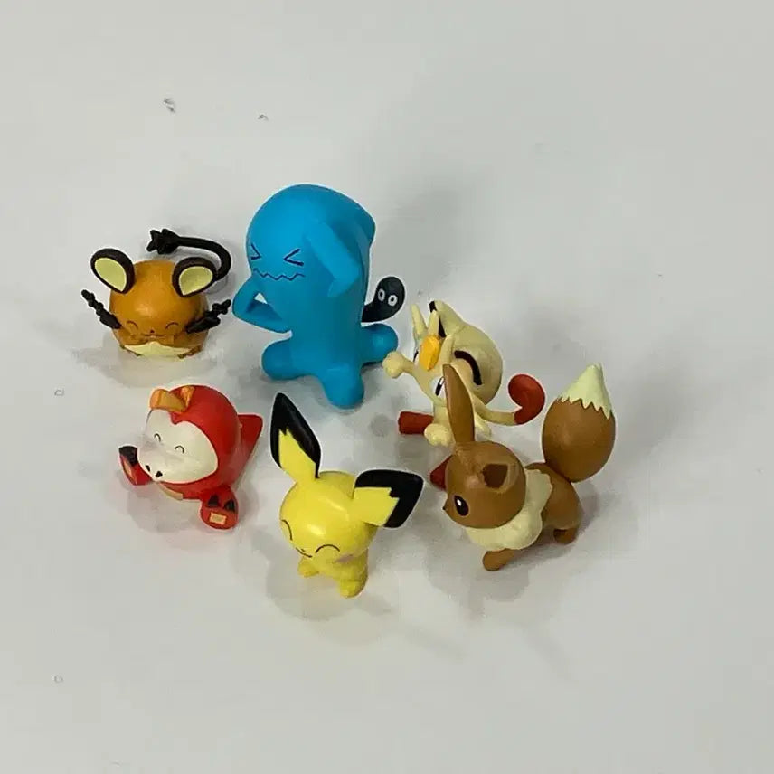 [BUNJANG] Pokemon Mini Figure Gacha Set / 포켓몬스터 미니 피규어 가챠 6종 일괄