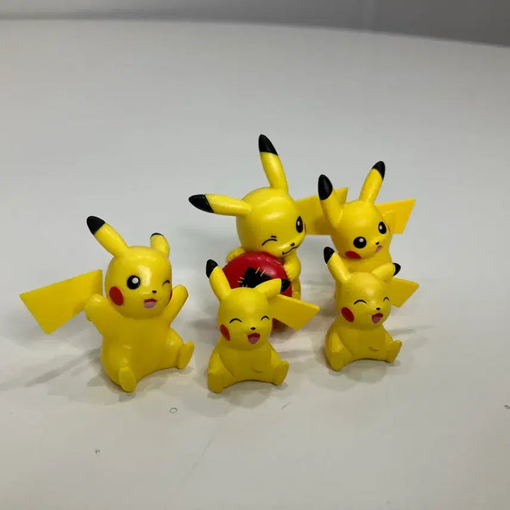 [BUNJANG] Pokemon Pikachu Mini Figures Set (5 Types) / 포켓몬스터 피카츄 미니 피규어 5종 일괄