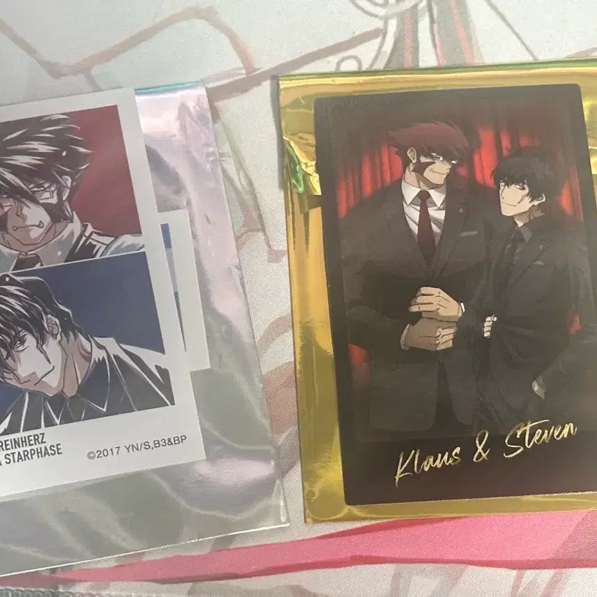 [BUNJANG] Kekkai Sensen Klaus Rheingenz Illustration Card Bundle Set / 혈계전선 크라우스 스티븐 일러스트 카드 일괄