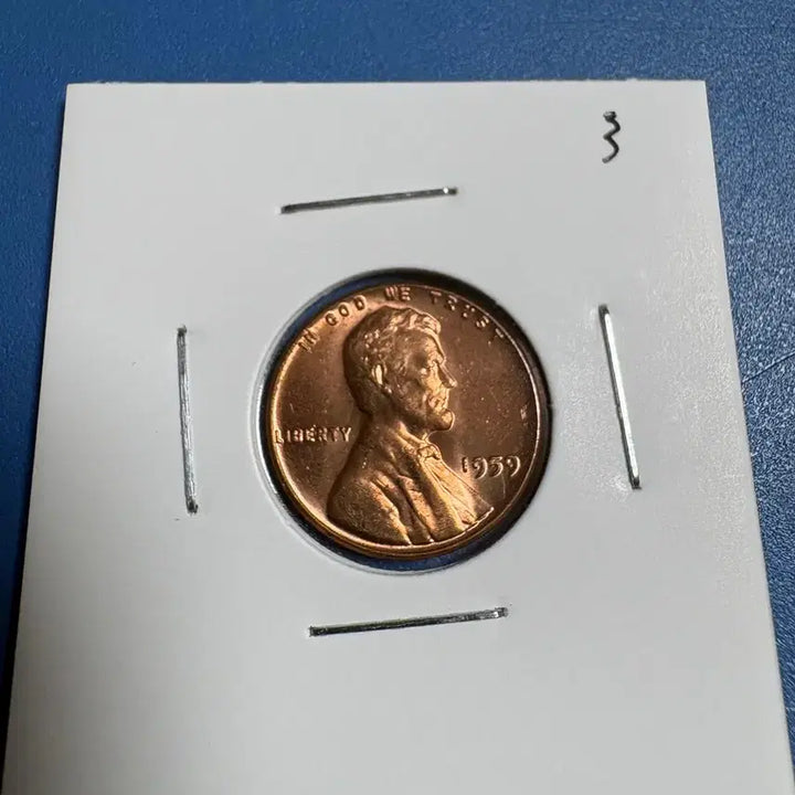 [BUNJANG] 1959 Lincoln Cent Coin - Uncirculated / 완미사용 1959년 링컨 센트 코인 
