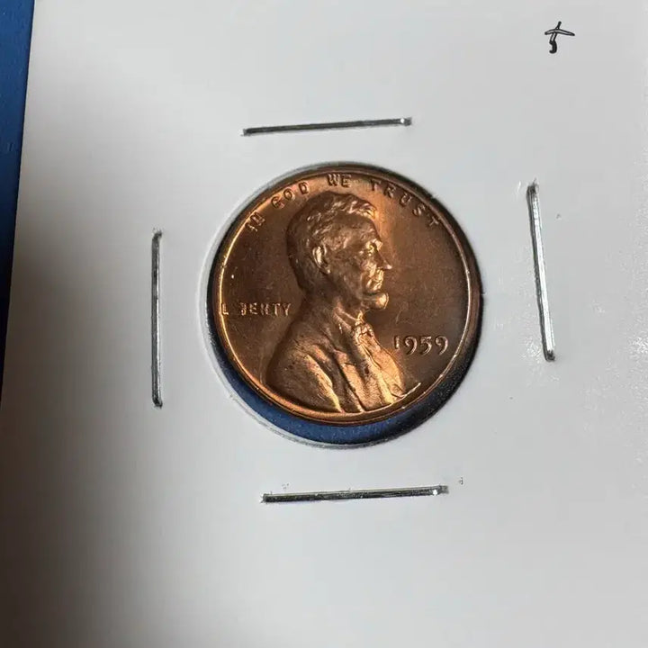 [BUNJANG] 1959 Lincoln Cent Coin (Uncirculated) / 완미사용 1959년 링컨 센트 코인 
