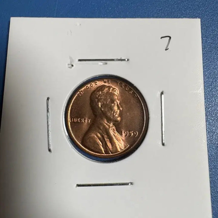 [BUNJANG] 1959 Lincoln Cent Coin (Uncirculated) / 완미사용 1959년 링컨 센트 코인 