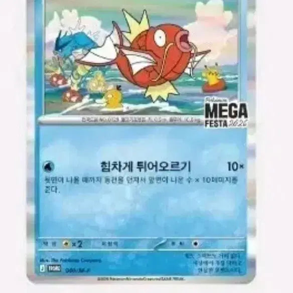 [BUNJANG] Pokemon Card Magikarp MEGA FESTA 2626 / 포켓몬 카드 잉어킹 MEGA FESTA 2626