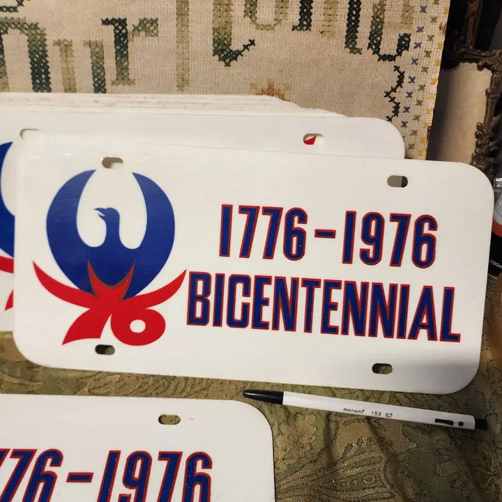 [BUNJANG] 1976 USA Bicentennial Commemorative Resin Plaque / USA 1976년 미독립 200주년 기념 수지(딱딱한 프라스틱 계통)