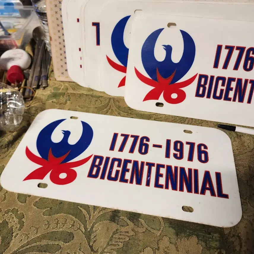 [BUNJANG] 1976 USA Bicentennial Commemorative Resin Plaque / USA 1976년 미독립 200주년 기념 수지(딱딱한 프라스틱 계통)