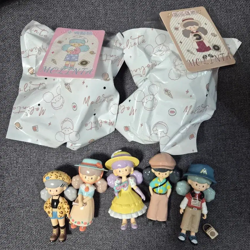 [BUNJANG] Molinta 7-Piece Figure Set / 몰린타 7종 세트 급처