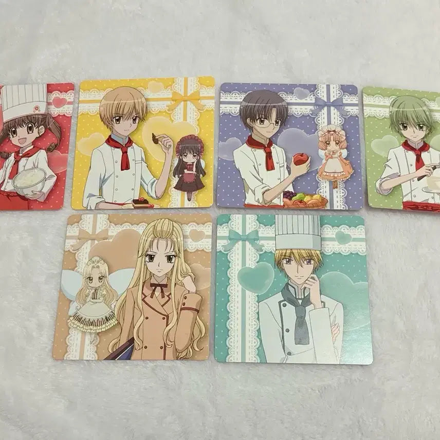 [BUNJANG] Dream Party Patissier Pop-up Cafe Exclusive Coaster Set (6 Types) / 꿈빛파티시엘 팝업 카페 구매 특전 코스터 6종 일괄 양도