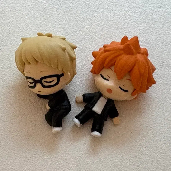 [BUNJANG] Haikyuu!! Nemurasetai Gacha Hinata &amp; Tsukishima 2-Type Bundle Set / 하이큐 네무라세타이 가챠 히나타 츠키시마 2종 일괄