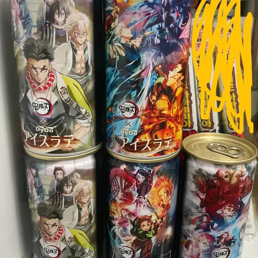 [BUNJANG] Demon Slayer Limited Edition Canned Coffee Goods Sealed / 귀멸의칼날 캔커피 굿즈 미개봉