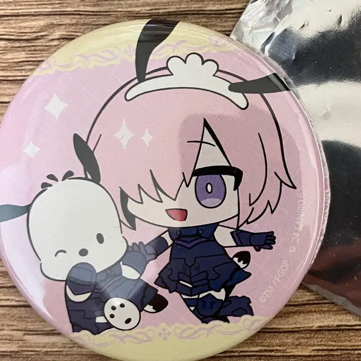 [BUNJANG] Fate/Grand Order Mash Kyrielight Sanrio Collaboration Can Badge / 페그오 마슈 캔뱃지