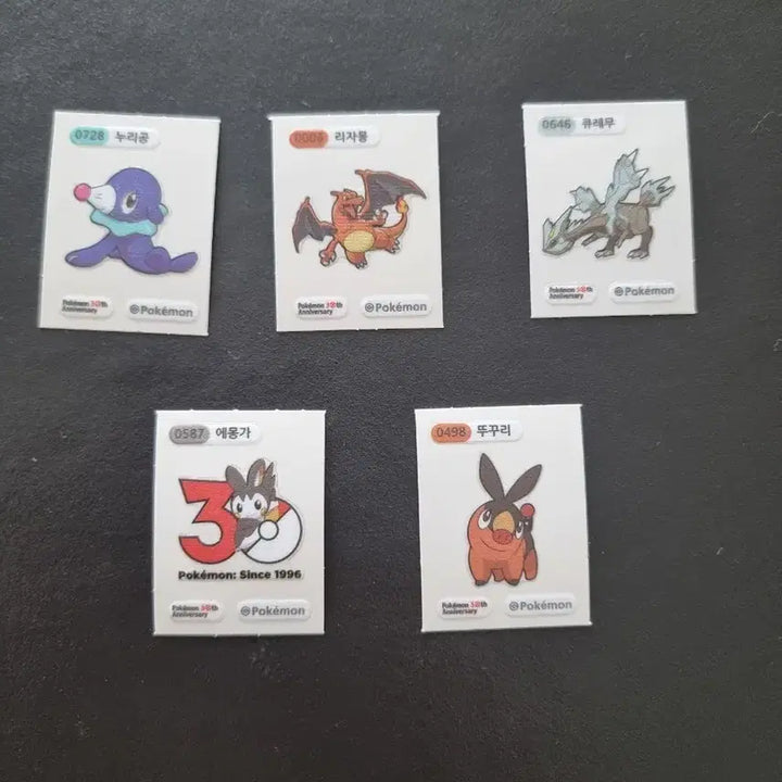[BUNJANG] Pokemon 30th Anniversary Sticker Set / 포켓몬 30주년 띠부씰