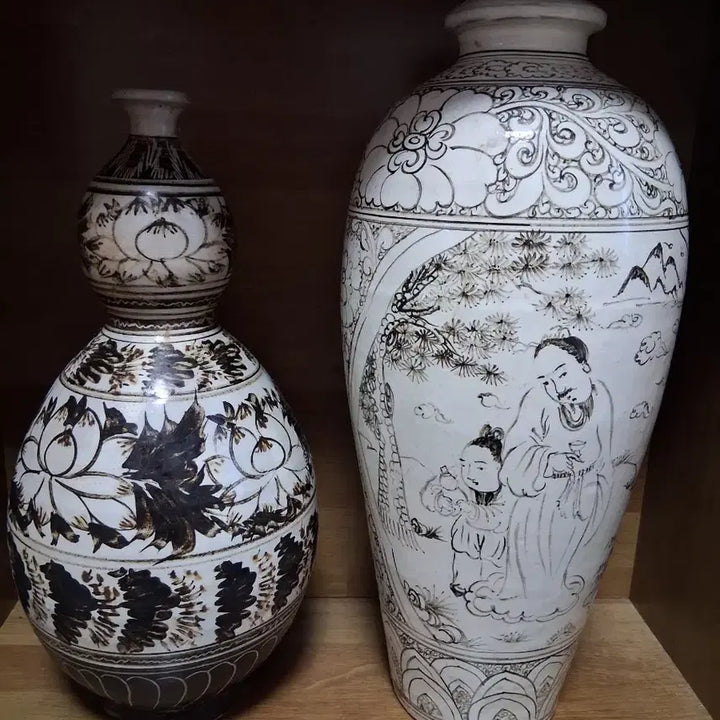 [BUNJANG] Set of 2 Ceramic Vases / 도자기
