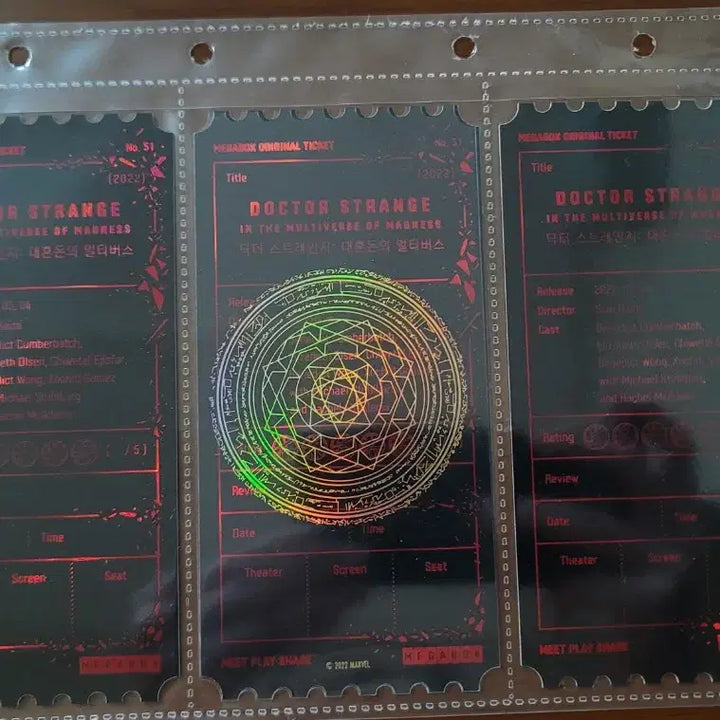 [BUNJANG] Doctor Strange: Multiverse of Madness Original Ticket Set (with Film) / 닥터 스트레인지 오리지널 티켓 (필름 포함)