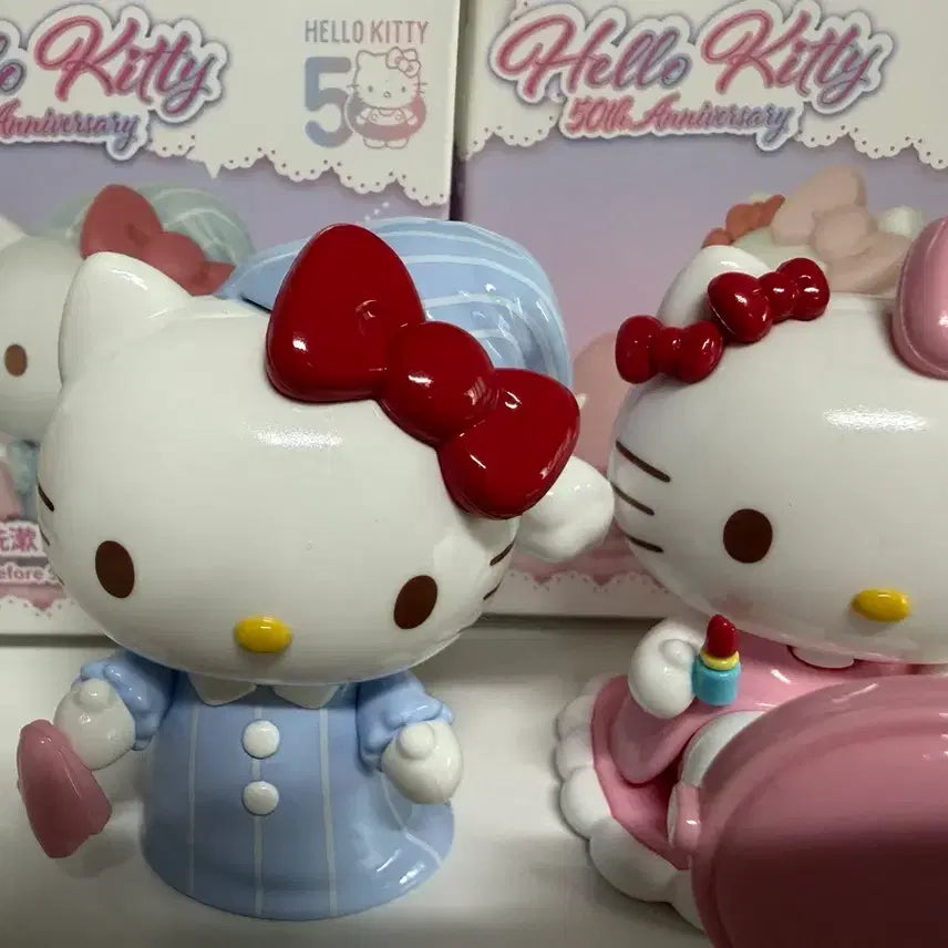 [BUNJANG] Pop Mart Hello Kitty 50th Anniversary "Daily Life" &amp; "Perfect Date" Figure Bundle Set / 일괄) 팝마트 헬로키티 50주년 일상생활 피규어 메이크업