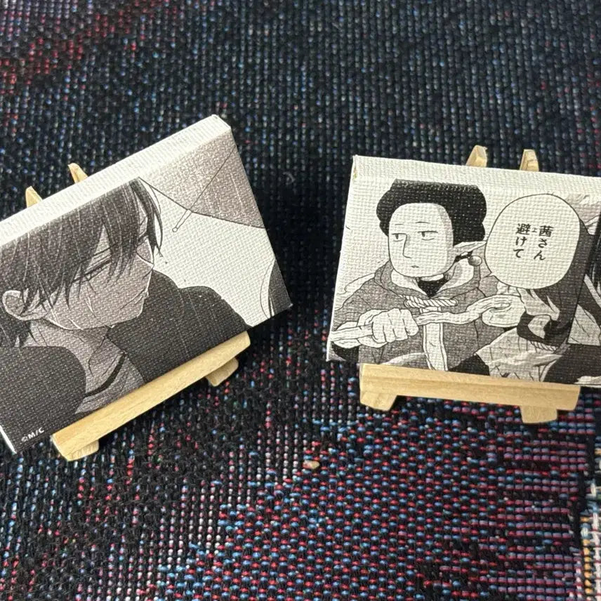 [BUNJANG] My Love Story with Yamada-kun Original Art Mini Canvas Art Bundle / 야마다군과 lv999 원화 특전 2종 일괄