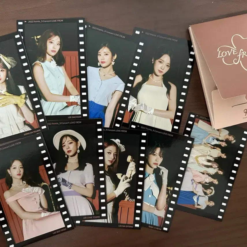 [BUNJANG] fromis_9 Love From Concert Film Photocard Bundle Set / [판매] 프로미스나인 러브프롬 콘서트 필름 포토카드