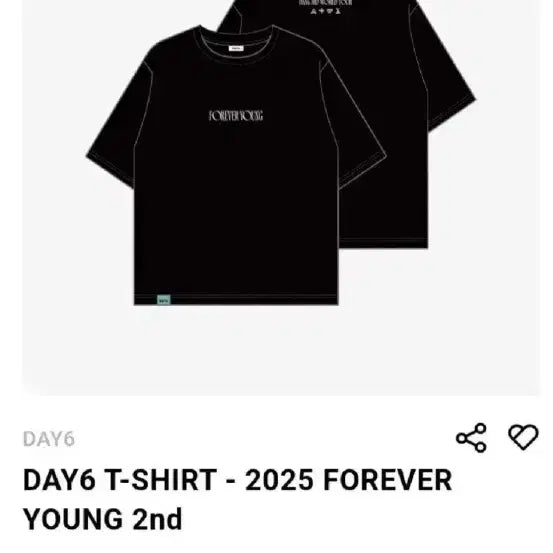 [BUNJANG] Day6 Forever Young 4th Fan Meeting T-Shirt Bundle Set / 일괄) 데이식스 티셔츠 포에버영 4기팬미
