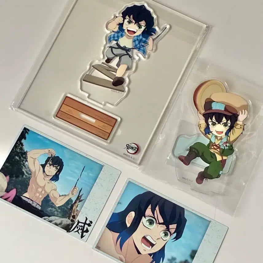 [BUNJANG] Demon Slayer Inosuke Mountain Activity Fall Festival Acrylic Bundle Set / (미개봉) 귀멸의 칼날 이노스케 마운틴 액티비티 가을 축제 아크릴 일괄