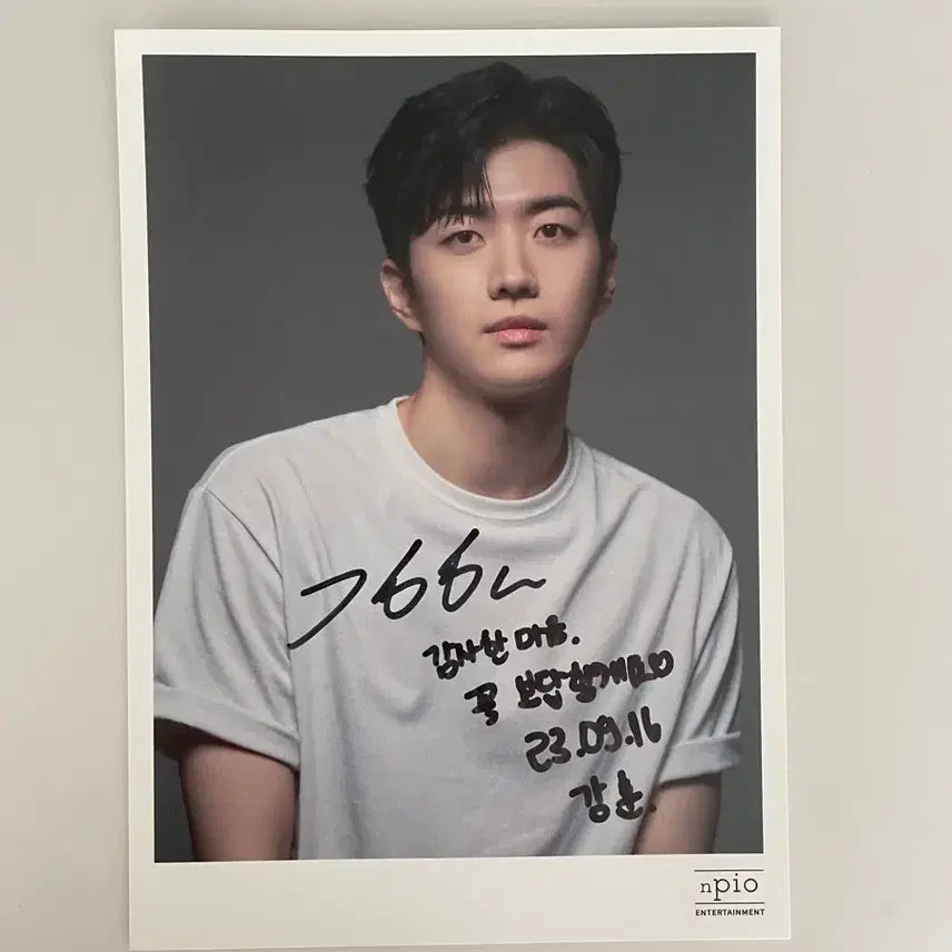 [BUNJANG] Kang Hoon 1st Japan Fan Meeting Photocard Bundle Set / 배우 강훈 일본 팬미팅 포카 (일괄) + 친필 싸인
