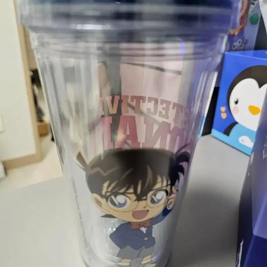 [BUNJANG] Detective Conan Conan Figure Iced Tumbler / 명탐정코난 코난 피규어 아이스텀블러
