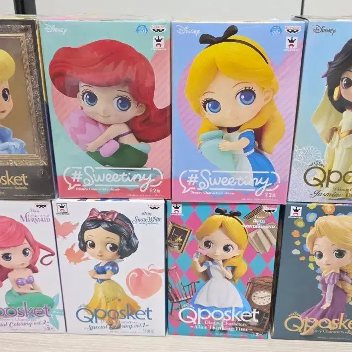 [BUNJANG] Disney Qposket Princess Series Figure Bundle Set / 디즈니 Qposket 피규어 큐포스켓 공주 시리즈 일괄 팝니다.