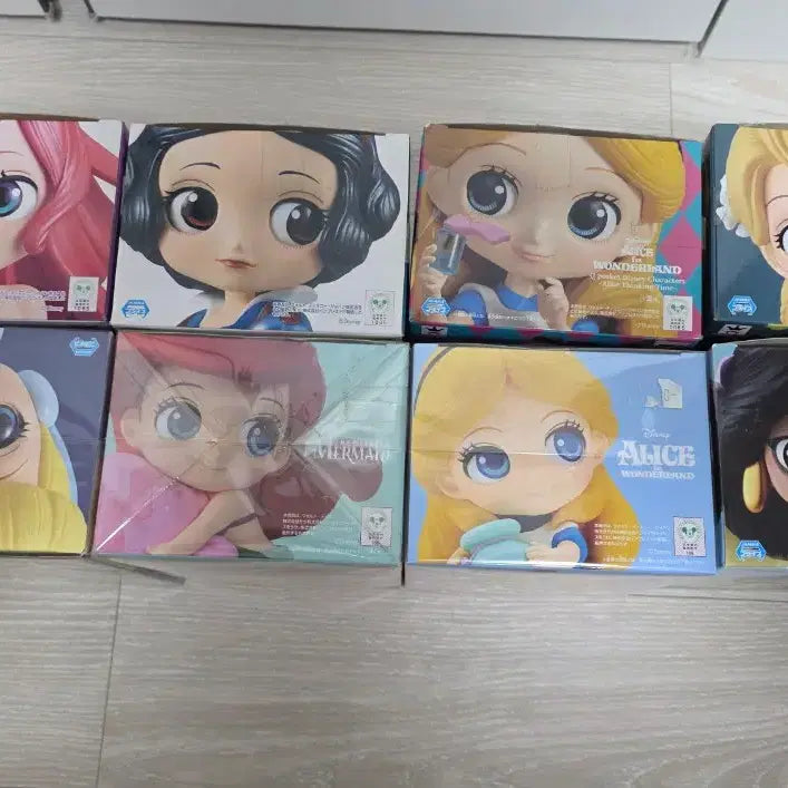[BUNJANG] Disney Qposket Princess Series Figure Bundle Set / 디즈니 Qposket 피규어 큐포스켓 공주 시리즈 일괄 팝니다.
