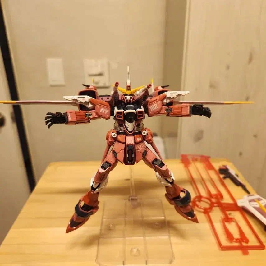 [BUNJANG] RG Justice Gundam + Stand (Pre-Assembled) / [RG][가조립] 저스티스 + 스탠드