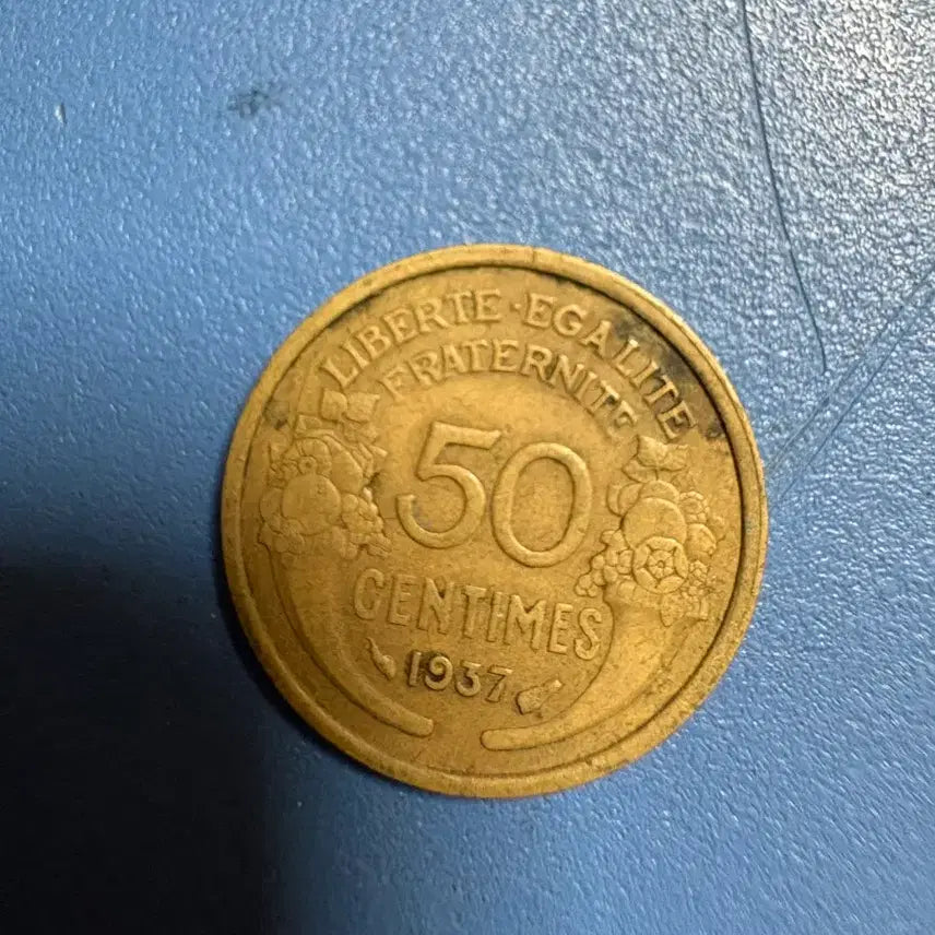 [BUNJANG] 1937 France 50 Centimes Coin / 프랑스 1937 50산팀 주화
