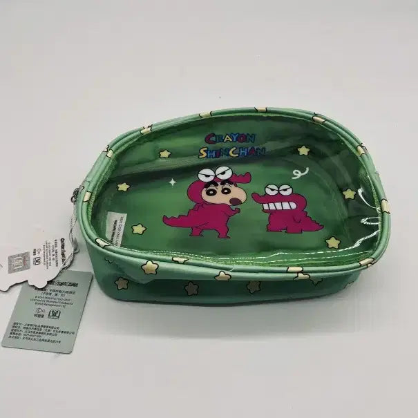 [BUNJANG] Crayon Shin-chan Clear Pouch Bag / 짱구 투명 파우치 가방 새상품