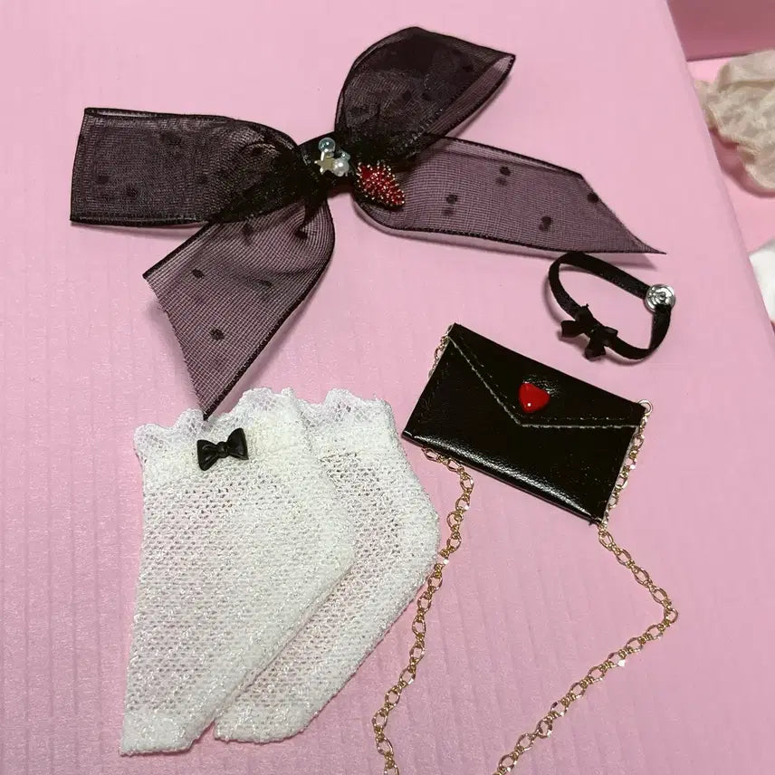 [BUNJANG] Kaleidoll Strawberry Dress Set Kumako Size / Kaleidoll 카레이돌 딸기 원피스 세트 쿠마코 사이즈
