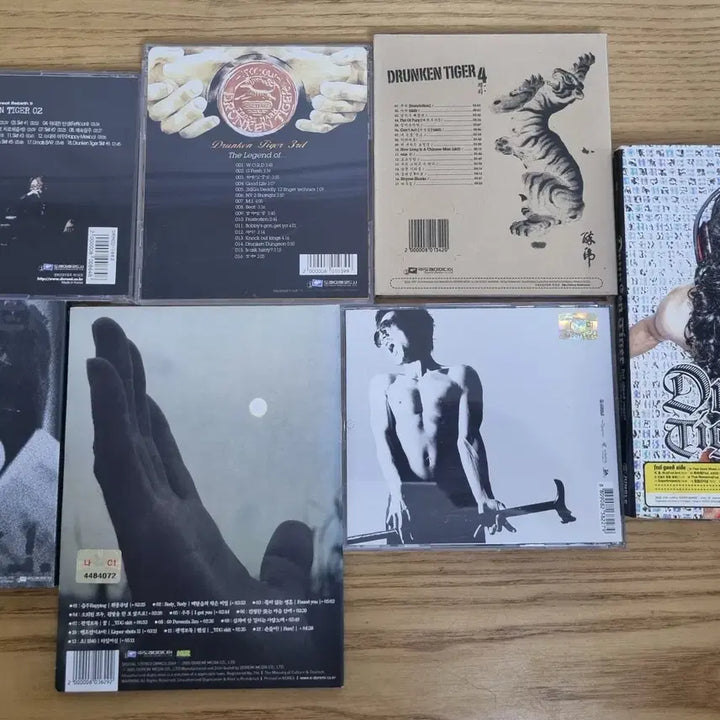 [BUNJANG] Drunken Tiger 2-8th Album (7 CDs, Unsealed) / 드렁큰 타이거 2-8집 / 7장 (개봉 CD)