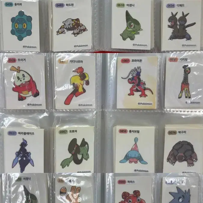 [BUNJANG] Pokemon Sticker Collection / 포켓몬 띠부씰 판매