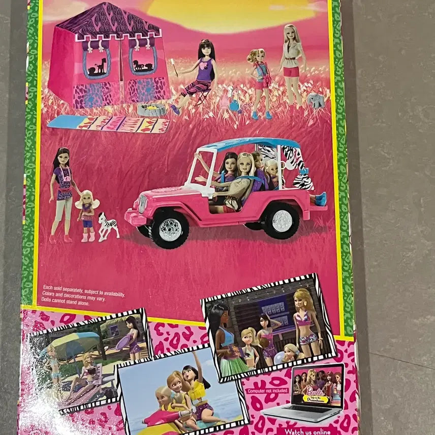[BUNJANG] Barbie Safari Fun Elephant Set / 바비 인형 사파리 펀 with 코끼리