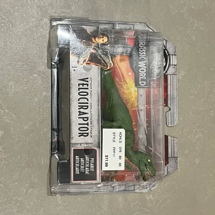 [BUNJANG] Jurassic World Velociraptor Action Figure Mattel / 쥬라기월드 공룡 장난감 피규어 벨로시랍터 마텔 정품 미개봉