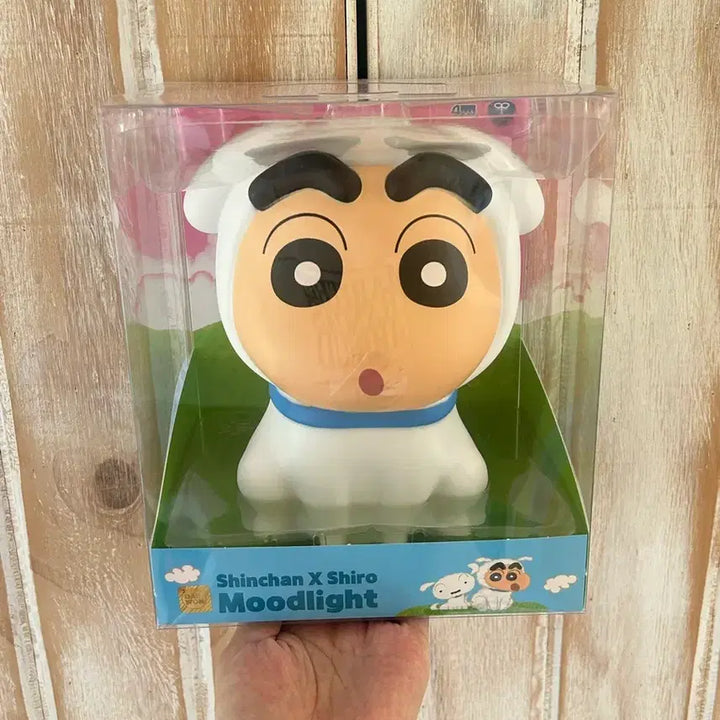 [BUNJANG] Crayon Shin-chan Shiro Costume Figure Mood Lamp / 미개봉 새상품) 짱구 흰둥이 코스튬 피규어 무드등