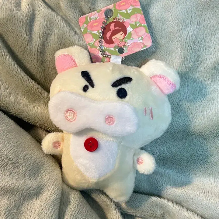 [BUNJANG] Crayon Shin-chan Buririmon &amp; Rilakkuma Costume Keychain (New) / 택0,새상품) 짱구 부리부리몬 리락쿠마 코스튬 인형 키링
