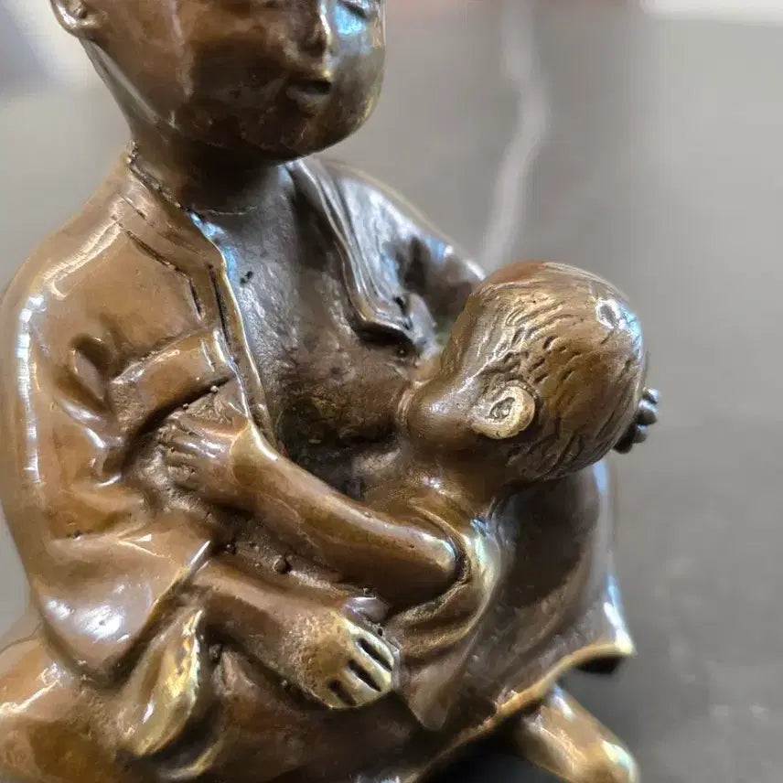 [BUNJANG] Dong Bronze "Mother and Child" Sculpture / 동브론즈 "엄마와 아기"