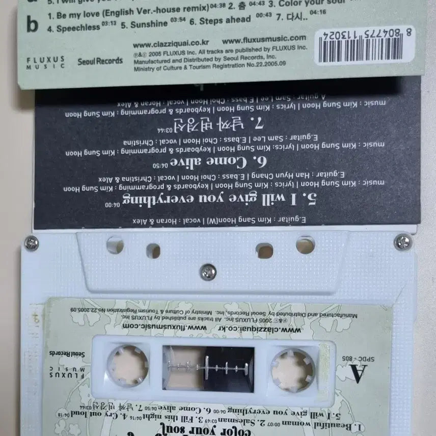 [BUNJANG] ClazziQuai 2nd Album Cassette Tape / 클래지콰이 2집 (카세트테이프)