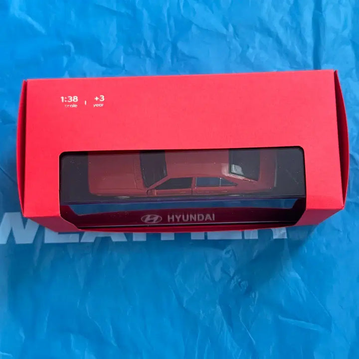 [BUNJANG] Pony Minicars Red Christmas Packaging / 1:38 포니 미니카 레드 - 크리스마스 패키징