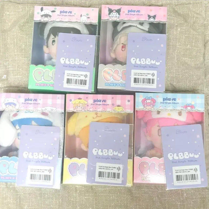 [BUNJANG] PLAVE Ppuri Doll Album Bundle Set w/ POB (YouTube) / (미공포포함) 플레이브 플뿌 인형앨범 원가이하 일괄양도