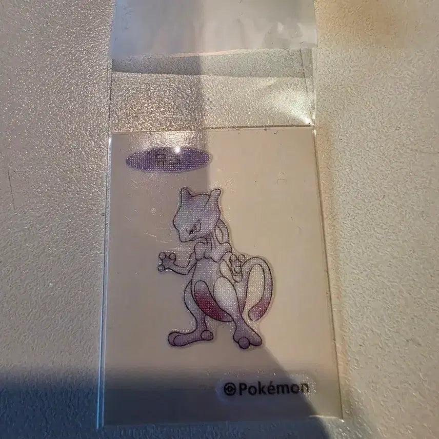 [BUNJANG] 30th Anniversary Mewtwo Sticker / 30주년 뮤츠 띠부씰 판매합니다