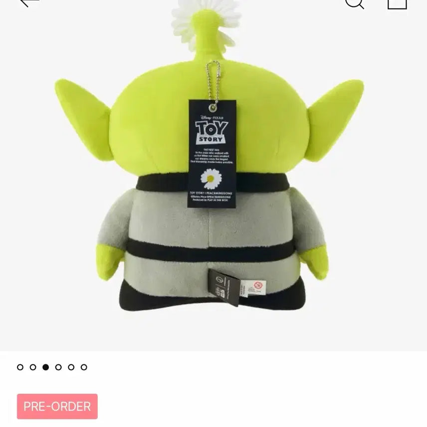[BUNJANG] PEACEMINUSONE x Toy Story Alien Plush Doll (Limited Edition) / [급처] 피스마이너스원 토이스토리 더퍼스트팬 알린 플러쉬인형 새상품!!!