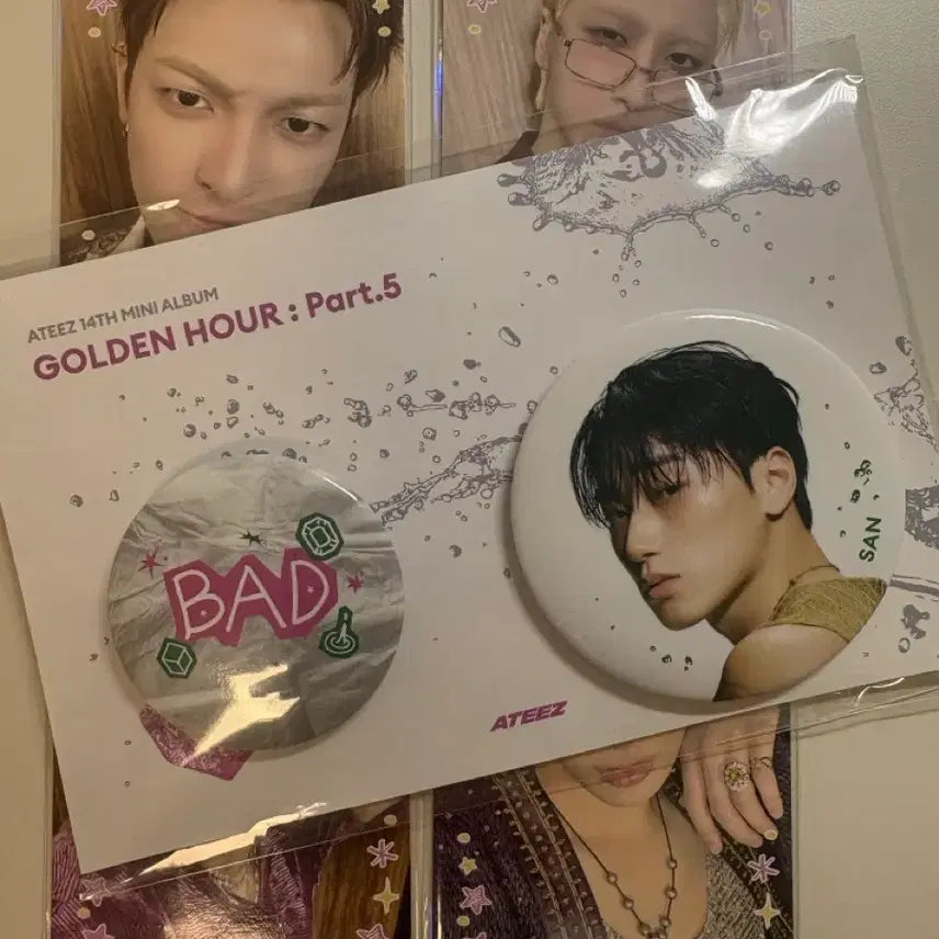 [BUNJANG] ATEEZ BAD Music Core Pre-recording Photocard Bundle Set (Hongjoong, Seonghwa, Yeosang, Mingi) / [포카 일괄]에이티즈 BAD 음악중심 사녹 공방(홍중,성화,여상,민기)